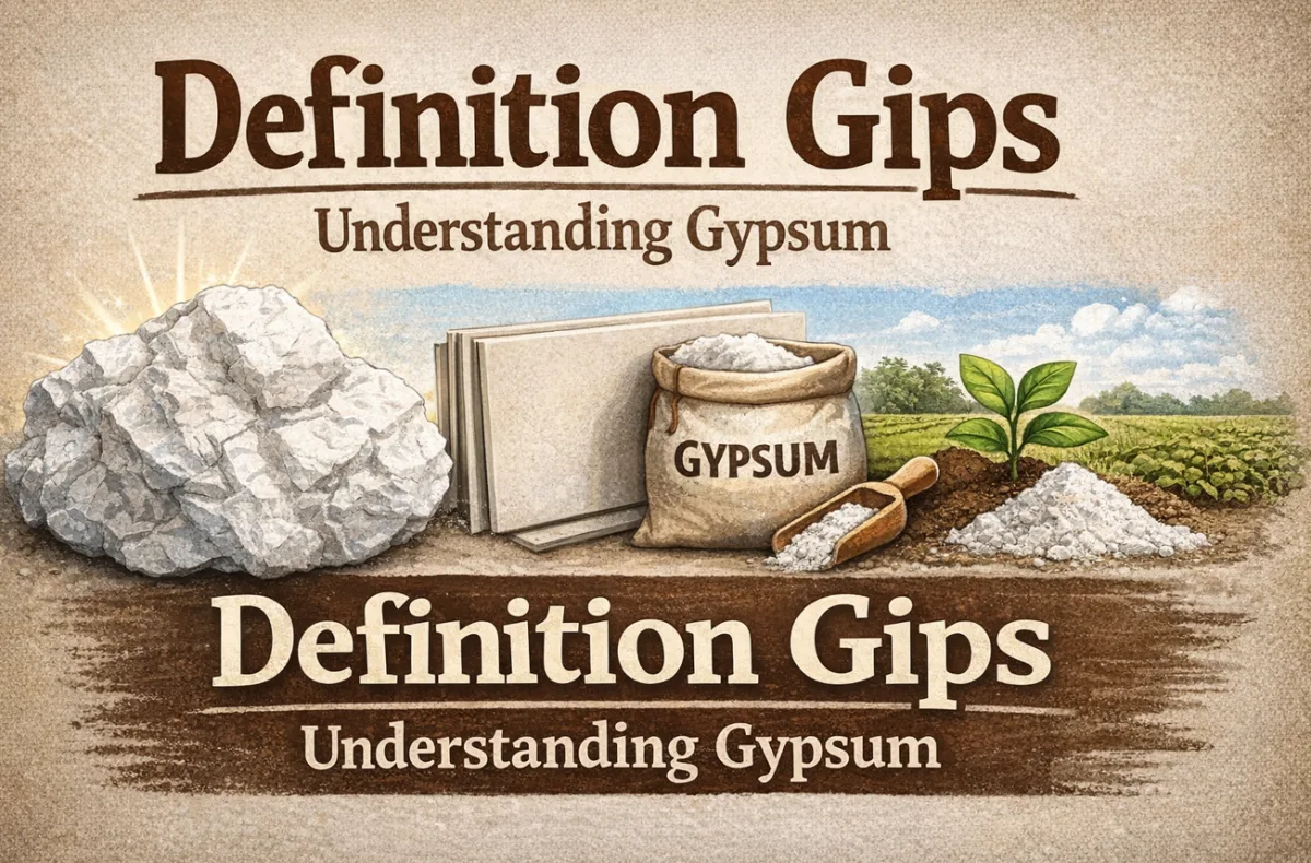 Definition Gips, Meaning, Uses, Benefits and Practical Guide