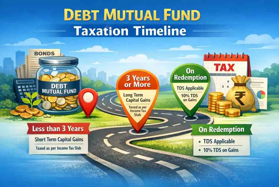 debt mutual fund taxation timeline