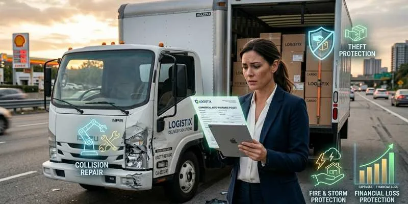 Physical Damage Coverage Protects the Truck Itself