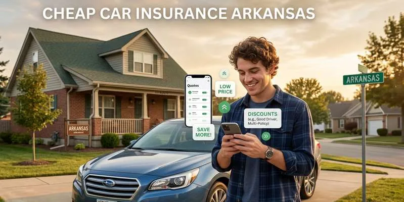 Cheap Car Insurance Arkansas, Complete Guide to Low Cost Coverage, Best Cheap Companies, Average Rates, and Smart Ways to Save