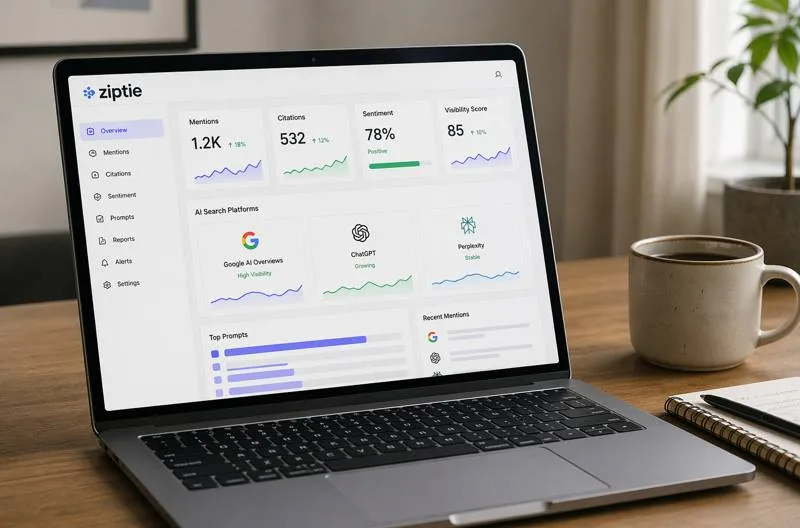 Ziptie AI Search Performance Tool, A Simple Guide for Brands and Marketers