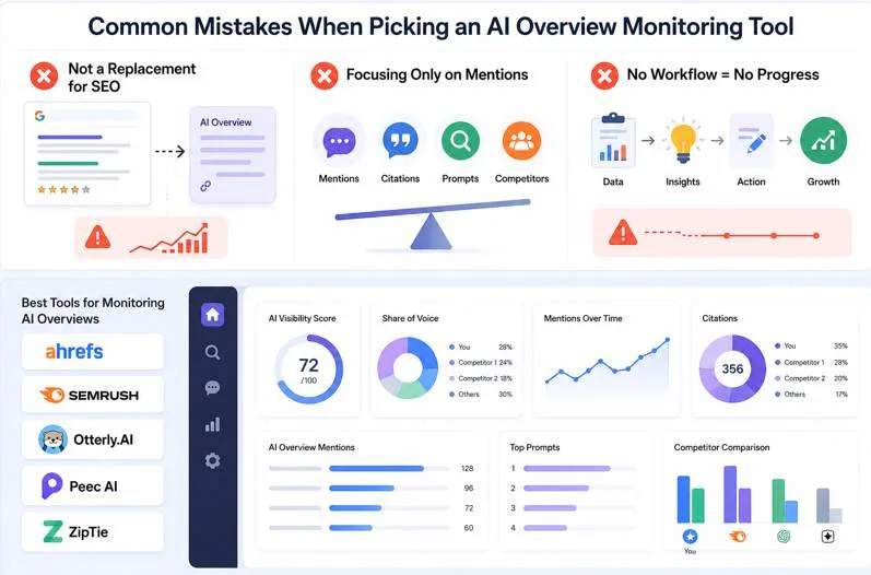 best tools for monitoring ai overviews dashboard