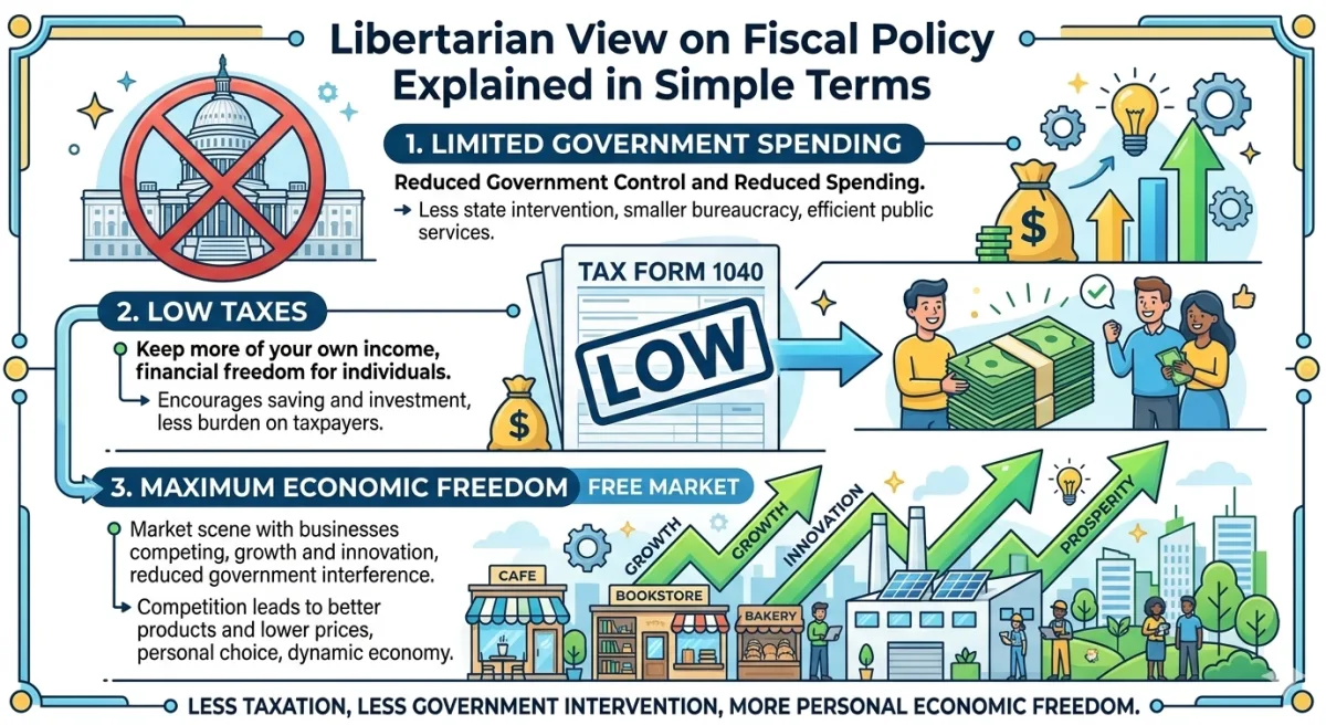 Libertarian View on Fiscal Policy Explained in Simple Terms