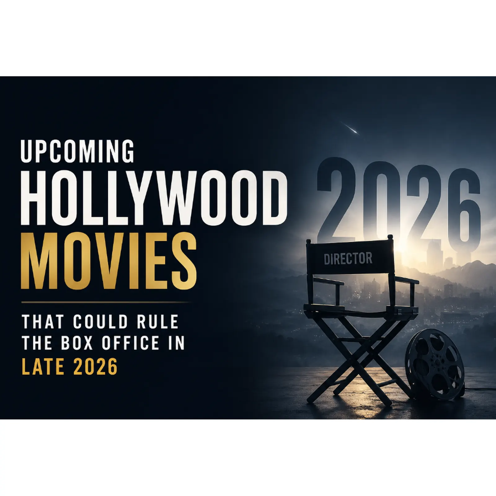 Upcoming Hollywood movies competing at the late 2026 box office